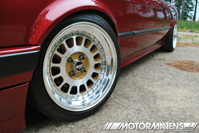 3 piece, Billet 60, BMW, calypsorot, clean, E30, Ground Control, Image Wheels, Jim Conforti, Jonathan McWhorter, Koni, metallic, Ryan Sermonet, stance, Turner Motorsports