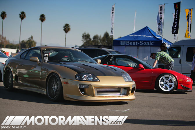 AutoCon 2011 El Toro Airbase Irvine California Toyota Supra JZA80 Honda Acura NSX Volk Racing TE37