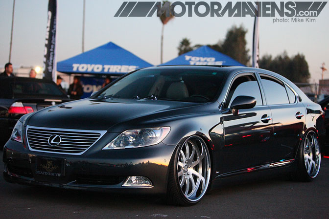 AutoCon 2011 El Toro Airbase Irvine California platinum VIP Lexus LS460 Charlie Hyunh Phantom Forged Phantom Cup Kit