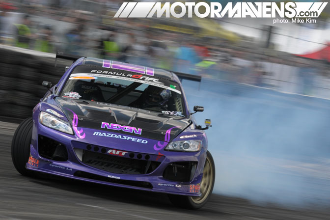 Formula Drift 2011 Round 1 Streets of Long Beach Kyle Mohan Mazdatrix RX-8 Nexen