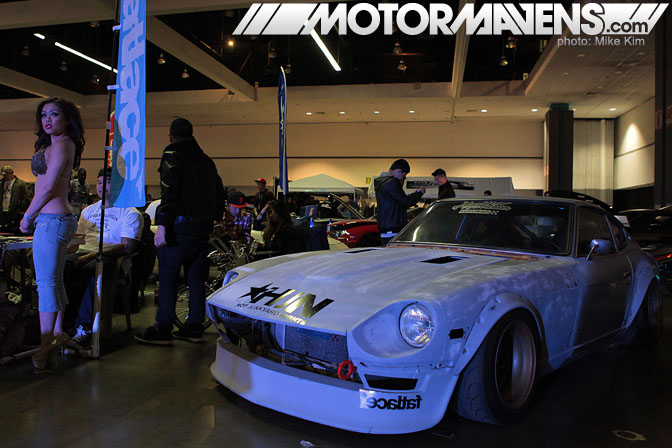 HIN Hot Import Nights 2011 Los Angeles Convention Center Yuta Akaishi Heartbreaker 240z SSR Koyo Radiator