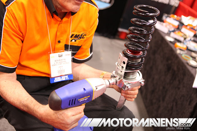 SEMA Show 2011 Las Vegas Convention Center k-mac industries coilover quick adjuster