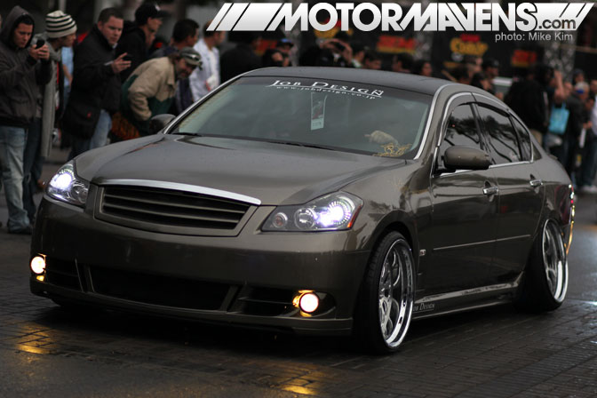 SEMA Show 2011 Las Vegas Convention Center Demon Camber Nissan Fuga Infiniti M35 Platinum VIP