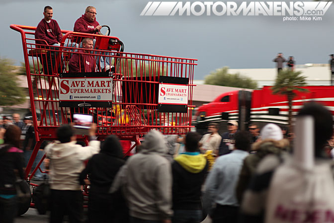 SEMA Show 2011 Las Vegas Convention Center V8 Shopping cart savemart