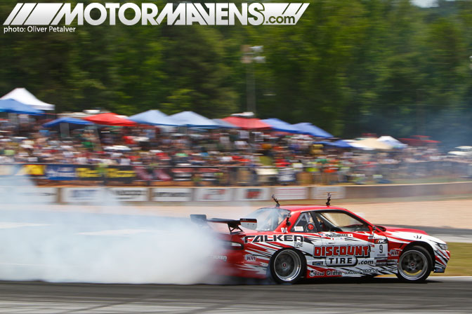 Formula Drift Road Atlanta 2011 Daijiro Yoshihara Falken Discount Tire V8 LS1 S13 Silvia Supermade MotoIQ Mike Kojima SPD Metalworks Scott Dodgion KW Suspension