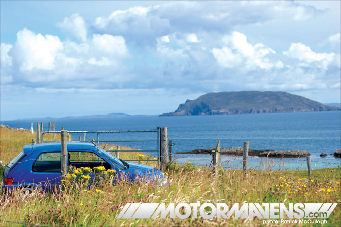 Irish Tarmac Rally Championship Peugeot 106 Donegal Ireland Mazda Miata MX5 Patrick McCullagh