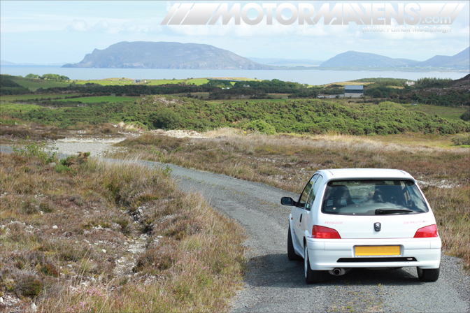 Irish Tarmac Rally Championship Peugeot 106 Donegal Ireland Mazda Miata MX5 Patrick McCullagh