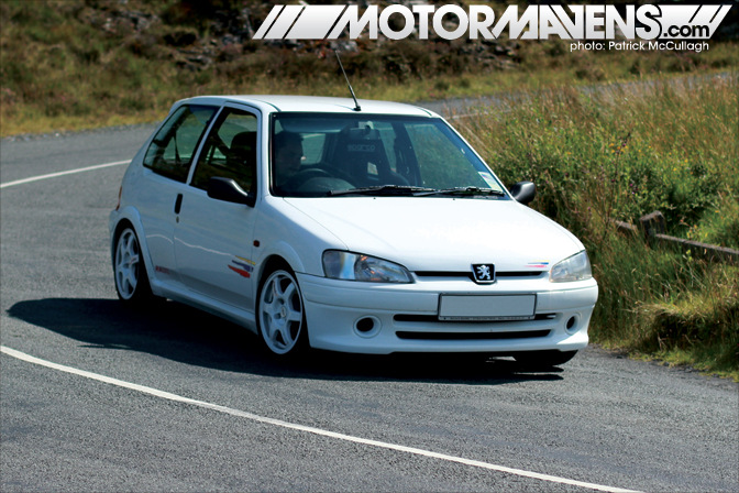 Irish Tarmac Rally Championship Peugeot 106 Donegal Ireland Mazda Miata MX5 Patrick McCullagh