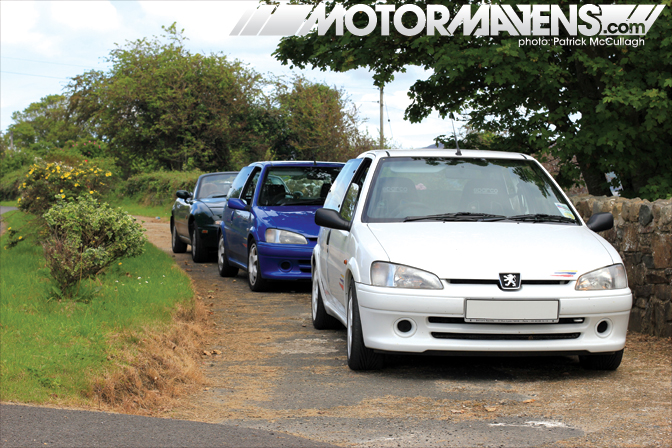 Irish Tarmac Rally Championship Peugeot 106 Donegal Ireland Mazda Miata MX5 Patrick McCullagh