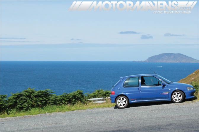 Irish Tarmac Rally Championship Peugeot 106 Donegal Ireland Mazda Miata MX5 Patrick McCullagh