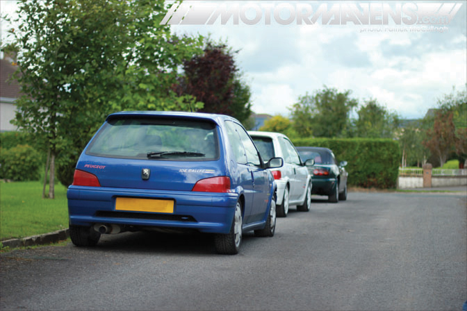 Irish Tarmac Rally Championship Peugeot 106 Donegal Ireland Mazda Miata MX5 Patrick McCullagh