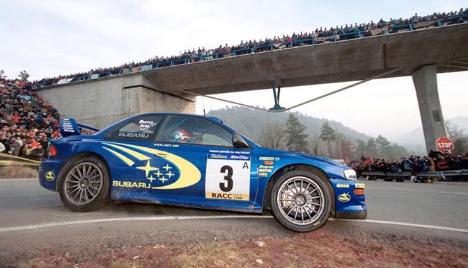 Burns Impreza P2000 Spain hairpin el Molar