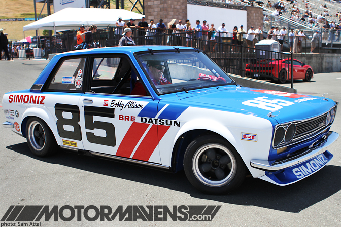 Adam Carolla Bobby Allison Bre Datsun 510 Good Year John Morton Simoniz
