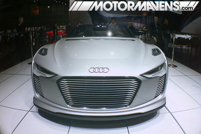 384hp Audi eTron R8 at the 2011 LA Auto Show coverage