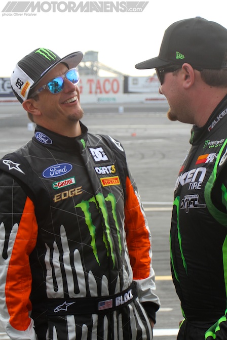 Ken Block Gymkhana Grid Invitational MotorMavens Mass Appeal Oliver Petalver Irwindale Speedway Vaughn Gittin Jr