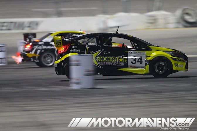 Ken Block Gymkhana Grid Invitational MotorMavens Mass Appeal Oliver Petalver Irwindale Speedway Stephan Verdier Tanner Foust 