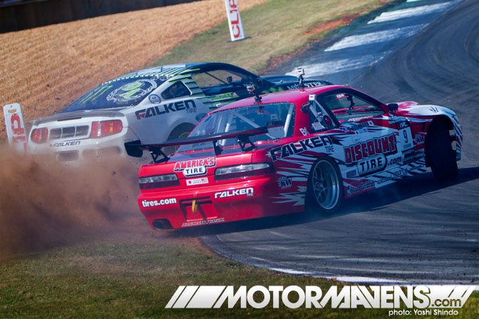 Formula D Atlanta 2011 Road Atlanta Ford Mustang Nissan 240sx S13 Dai Yoshihara Justin Pawlak Yoshi Shindo