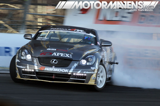 Ryuji Miki Lexus SC430 Apex'i Formula Drift Toyota Speedway Yoshi Shindo