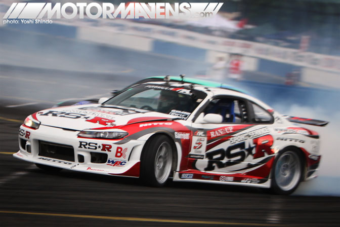 Formula D Seattle Monroe Washington Evergreen Speedway Toshiki Yoshioka Nissan S15 Silvia RS*R Yoshi Shindo