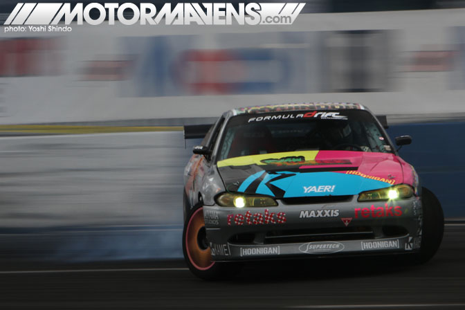 Formula D Seattle Evergreen Speedway Monroe Washington Ryan Tuerck S13 Retaks Yoshi Shindo