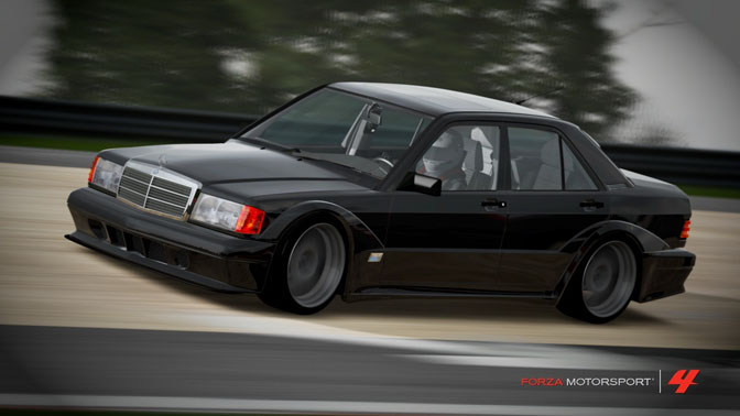 Mercedes Benz 190E 2.3 16 valve DTM Forza Motorsport 4 video game review Turn 10 Microsoft Xbox 360 Yoshi Shindo FM4