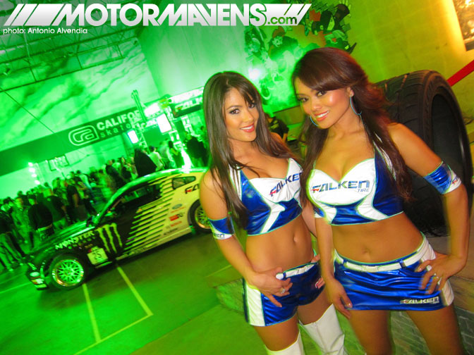 where Monster Energy Drink and Falken Tires were having a party to where Monster Energy Drink and Falken Tires were having a party to