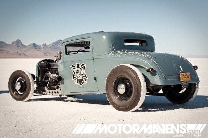 The pride of Wrecked Metals is Matt's personal hot rod a 1930 Chrysler 