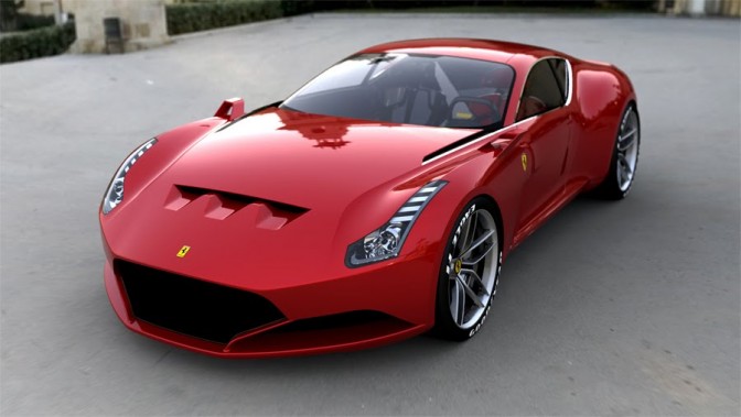 WEBMINING Ferrari 612 GTO Concept Getting a design off the drawing board